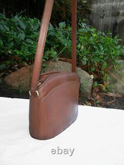 Coach Vintage Leather Anderson Zip British Tan Brass 9976 Crossbody Shoulder Bag
