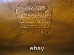 Coach Vintage NYC British Tan Leather Buckle Pouch Clutch P/O Rare/HTF EVC