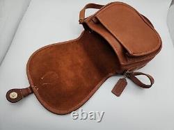 Coach Vintage Saddlebag British Tan Leather 039-4036 Euc