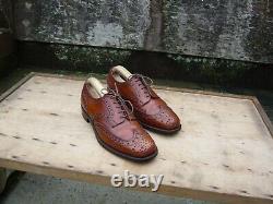 Crockett & Jones Brogues Shoes Vintage Brown Tan Leather Uk7 Mens Salisbury