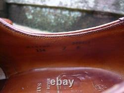 Crockett & Jones Brogues Shoes Vintage Brown Tan Leather Uk7 Mens Salisbury