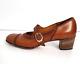 Crockett and Jones Womens Vintage Tan Brown Leather Shoes Katie Size 4.5 UK