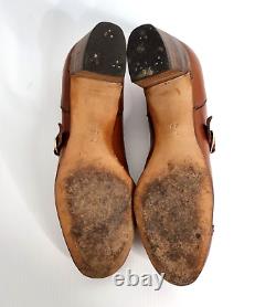 Crockett and Jones Womens Vintage Tan Brown Leather Shoes Katie Size 4.5 UK