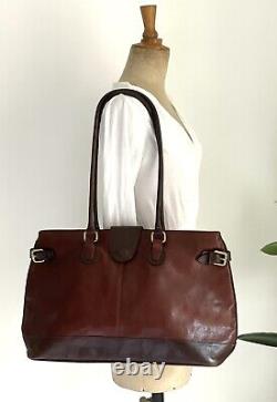 Designer Ceancarel Genuine Brown/Tan Leather Portuguese Vintage Shoulder Bag