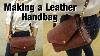 Diy Denim Lined Leather Handbag With Basic Tools Leathercraft