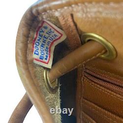 Dooney & Bourke Leather Rare Backpack Tan Brown Vintage