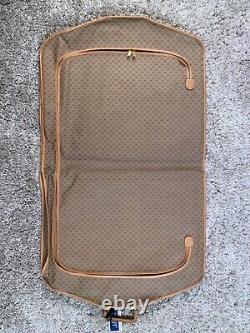 EUC Vintage Gucci PVC Micro GG Large Travel Bag Garment Suitcase Authentic RARE