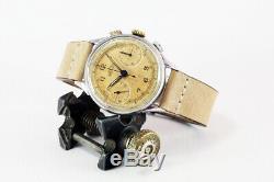 Early-Mid 1940's ANGELUS Swiss Vintage Chronograph Watch Angelus Cal. 215