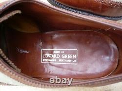 Edward Green Vintage Correspondent Brogues Brown / Tan Uk 9 Excellent Cond