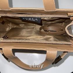 Furla Women's Vintage Tan Leather Hand Bag