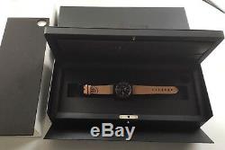 Genuine Bell & Ross Vintage Men's ION Plated Tan Strap Watch BR-126-94-SC