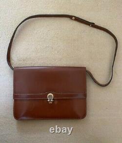 Genuine Christian Dior vintage tan leather handbag