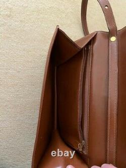 Genuine Christian Dior vintage tan leather handbag