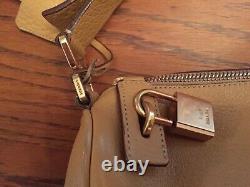 Genuine Prada Handbag Vintage In Beautiful Soft Tan Leather