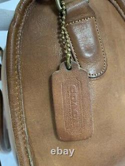 Genuine vintage COACH Leatherware NYC tan Madison satchel bag crossbody spacious