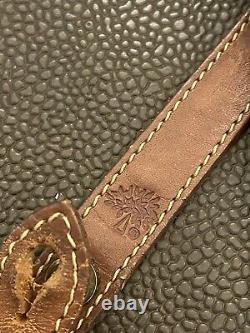 Gorgeous Vintage Scotch Grain Leather Saddle Cross-body Bag