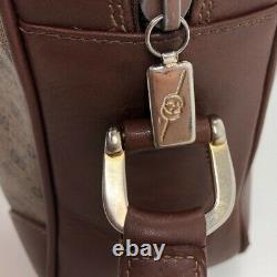 Gucci Vintage Brown & Tan Leather Crossbody Bag