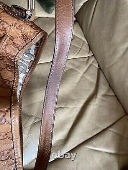 Gucci Vintage leather bucket bag tan