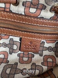 Gucci Vintage leather bucket bag tan