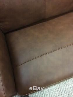 Hampshire 3 Seater Sofa in Vintage Tan Leather RRP £999