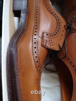 Hoggs of Fife Original Vintage Brogues UK 8 Mens Tan Leather Old Stock