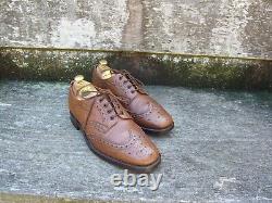Joseph Cheaney Brogues Shoes Vintage Brown Tan Leather Uk8 Limber