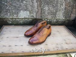 Joseph Cheaney Brogues Shoes Vintage Brown Tan Leather Uk9 Mens Lowry