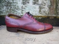 Joseph Cheaney Brogues Shoes Vintage Brown Tan Leather Uk9 Mens Vgc