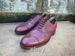 Joseph Cheaney Brogues Shoes Vintage Brown Tan Leather Uk9 Mens Vgc