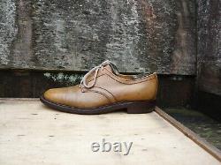 Joseph Cheaney Derby Shoes Vintage Brown Tan Leather Uk8.5 Mens Latham