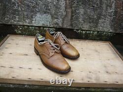 Joseph Cheaney Derby Shoes Vintage Brown Tan Leather Uk8.5 Mens Latham