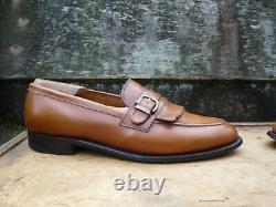 Joseph Cheaney Loafers Shoes Vintage Buckled Brown Tan Leather Uk10.5 Mens