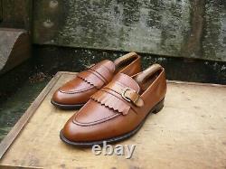 Joseph Cheaney Vintage Buckled Loafers Brown / Tan Uk 8.5 Excellent Cond