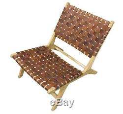 Kalispa Tan Woven Lazy Chair