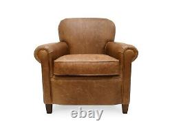 Leather Armchair Club Chair In Vintage Tan Leather Sir Walter