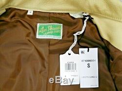Levi Vintage Clothing 1930's tan leather jacket size S