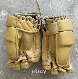 Louisville TPS Vintage Tan Leather HG Pro Hockey Gloves