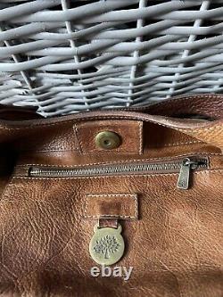 Lovely Vintage MULBERRY Tan Oak Darwin Leather Tote Over Shoulder Bag Handbag