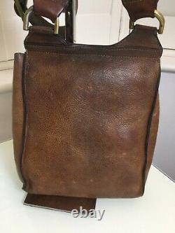 MULBERRY Antony Oak Leather Small Crossbody Bag. Fair vintage Condition