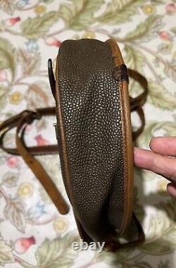 MULBERRY BAG Olive Pebble Leather Vintage Tan Leather Straps needs some TLC