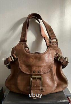 MULBERRY Phoebe vintage Darwin leather oak handbag authentic genuine