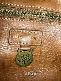 MULBERRY Phoebe vintage Darwin leather oak handbag authentic genuine