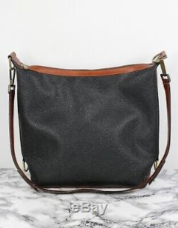 MULBERRY Vintage Scotchgrain & Tan Leather Satchel Shopper Shoulder Bag