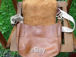 MULBERRY vintage darwin leather oak tan Martha messenger bag genuine