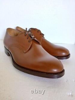 Mens Vintage Uk 7.5 Trickers Tan Leather Shoes New Handmade England Excellent