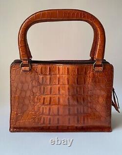 Miu Miu Authentic Vintage Tan Leather Bag Handbag Calfskin Perfect Condition