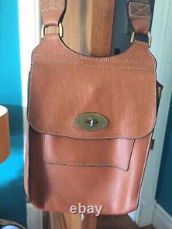Mulberry Small Vintage Antony Bag In Burnt Tan Rare
