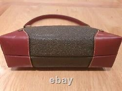 Mulberry Tan & Brown Scotchgrain Leather Bag, Vintage