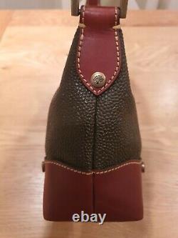 Mulberry Tan & Brown Scotchgrain Leather Bag, Vintage