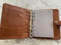 Mulberry Tan Vintage Leather Organiser With Original Paper Inserts